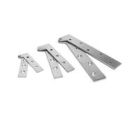 4PCS/Lot Stainless Steel Pivot Hinge Knife Hinges ，DIY Inset Patch Fittings,Easy to Install, Durable and Corrosion Resistant(Big)