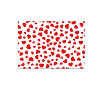 4Pcs Love Heart Print Packaging Paper 70x50cm Wrapping Sheets for Weddings Decorations Valentine's Day Packaging Gift Wrapping