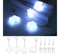 4PCS Love Wallet Tote Bag Touch Sensing Light Touch Sensor Purse Lamp Handbag Light Rechargeable LED Automatic Glow Lights for Inside Bag Birthday for Women Girls