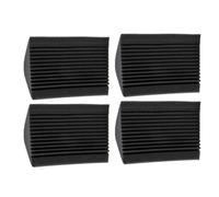 4pcs Low Frequency Acoustic Panels Black Sponge Wall Corner for Cinema | Sound Proof Tiles, Noise Reduction for Home Theatre, Easy Installation, Modern Contemporary Decor