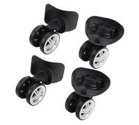 4pcs Luggage Caster Replacement Set Smooth Rolling and Practical Design Suitcase Spare Parts for Business Travelers Suitcase