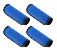 4Pcs Luggage Handle Wrap, Neoprene Luggage Identifiers for Suitcases, Handle Protection Cover, Trolley Case Handle Cover (Blue)