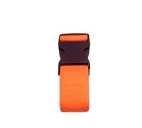 4Pcs Luggage Safe Strap One Word Buckle Baggage Packing Belt Adjustable Nylon Suitcase Accessories Anti-lost Tying Rope for Suitcases(Orange)
