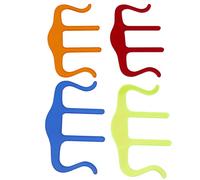 4Pcs M Shape Music Book Clip, Acrylic Page Holder for Sheet Music Newspaper Magazine, Wind Paper Clip with Smooth Grip in 4 Colors