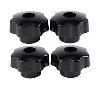 4Pcs M10 Nuts One Thread 50mm Plastic Star Clamping Handle Clamp
