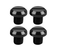 4Pcs M10 x 1.25 CNC Motorcycle Mirror Hole Blanking Plugs Screws Bolts Left Right Hand Thread Mirror Hole Caps Universal Fit