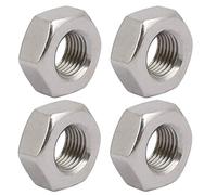 4pcs M10 x 1mm Pitch Metric Thread Fine 304 Stainless Steel Hex Nuts