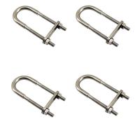 4pcs M12*150 304 Stainless Steel U Bolt with Nuts and Washers/Boat Accessories/Yacht U-shaped bolts/Brackets