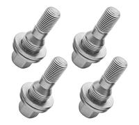 4PCs M12x1.25 Wheel Bolts Nuts with Flat Washer,OEM 9817024580 540567 | 17 Hex Wheel Lug Bolt Replacement Compatible With Citroen C2 C3 C4 C5,Compatible With Peugeot 206 207 308 407