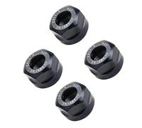 4pcs M14*0.75mm ER11A Type Anti-Loosening Metal Collet Clamping Nuts for CNC Machines - & Durable