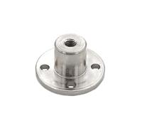 4Pcs M3 Flange Coupling Connector, Threaded Shaft Gear Motor Flange Nut DIY Coupling Screw Guide Shaft Support for The Motor