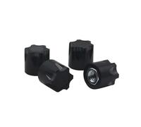 4pcs M4 Aluminum Wheel Rim Nut Caps Compatible With 1 10 Scale RC Crawlers And Similar Models Like TRX6 D110(Black)