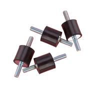4Pcs M6 20x10mm Motor Air Conditioning Compressor Rubber Buffer Holder Bearing Anti Vibration Isolator Damper Silentblock