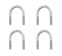4Pcs M6 U-Bolts,304 Stainless Steel U-Bolt,Marine Boat Deck Hardware for Fastening Screw 60mm