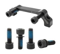 4Pcs M6x18mm MTB Caliper Bolts Bike Hydraulic Disc Brake Adapter Bolts Compatible with Shimano Overall Length 25 mm Black
