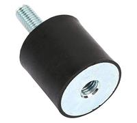 4PCS M8 Rubber Mounts Shock Absorber,Cylindrical Anti-Vibration Rubber Isolator Mounts with Studs Shock Absorber