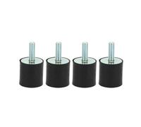 4PCS M8 Rubber Vibration Isolator Mounts, Shock Absorbers Isolation Mounts Anti Vibration Silentblock for Car Boat Bobbins (VD30*30 M8*23)
