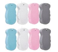 4pcs Magic Exfoliating Bath Sponge, Ultra-Soft Magic Exfoliating Bath Sponge, Resuable Bath Sponges Multipack, Help Absorbs Moisturizers & Serums, for Bath & Shower (8pcs)