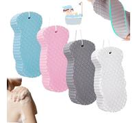4PCS Magicexfoliating Bath Sponge, Radiant Skin Sponge, Super Soft Exfoliating Bath Sponge, Reusable Body Exfoliating Scrubber for All Skin Types