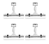 4pcs Magnetic Price Tag Holder Clip for Supermarket Displays | Stainless Steel Build, Quick Sign Changes, Stable Base, Chalkboard Signs and Menu Use