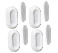 4PCS Magnetic Remote Control Holder 1x1.7x0.4inch Silicone Remote Control Holder Wall Mount with Strong Adhesive TV Remote Holder for Home TV Backside TV Remote Holder Remote Control Storage Remote Co