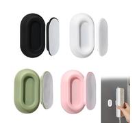 4Pcs Magnetic Remote Control Holder Wall Mount For TV Hole Free Remote Control Organizers Storage No Drill Self-Adhesive Organizer Remote Blind Control Magnetic Stand For Air Conditioner TV Multicolor