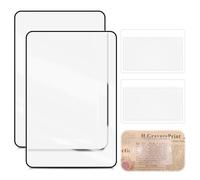 4PCS Magnifying Sheet for Reading, 3X Page Book Flat Magnifying Sheet Plastic Optical Fresnel Lens Perfect Handheld Magnifier for Seniors Reading Books Small Print Maps(2 Size)