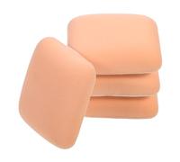4pcs Makeup Powder Puff PU Sponge for Pressed Powder Application | Comfortable on Skin, Easy to Use, Quick Setting, for Beginners and Enthusiasts at Home