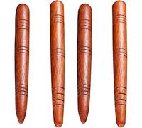 4Pcs Manual Acupressure Pen Wooden Thai Massage Stick Rod Deep Tissue Massage Tool Trigger Point Relief Pain Therapy Tools Full Body Relaxing Gifts
