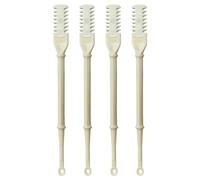4PCS Manual Nose Hair Trimmer, Nasal Hair Trimmers For Men, Split End Trimmer, Rotating Nasal Hairs Remover With Ear Picker For Women And Men, Portable Nostril Hairs Remover Tools