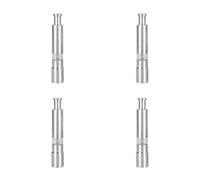 4pcs Manual Stainless Steel Pepper Grinder Salt Mill Thumb Press