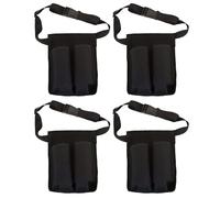 4PCS Massage Bottle Bag, Adjustable Bottle Massage Oil Holster, Bottle Lotion Cream Bag for Therapist Easy Access Accessories (B)