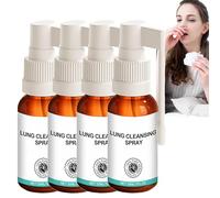 4PCS Medilisk Lung Cleansing Spray,Herbal Spray Cleaning Spray,Natural Cleanse Breathe Spray,Herbal Lung Cleanse Mist,Spray Cleansing Lung,Powerful Lung Support & Cleanse,Herbal Lung Care Essence