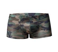 4Pcs Men Boxer Brief with Contour Pouch for Men Graphic Jock Strap Athletic Supporters Underwear Male Boxer Briefs Low Rise Bulge Enhancer Running Sexy Lightweight Underwear Briefs Camouflage