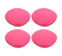 4pcs Menstrual Disc Storage Case Pink Plastic for Travel and Bathroom | Smooth Surface, Keeps Items Clean, Discreet Modern Design, Multipurpose Organizer for Women on Go