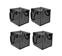 4PCS Mesh AquaticPond Plant Baskets, Large Pond Planting Bag Reusable AquaticsPlanter Pot Water Lily Growing Container A