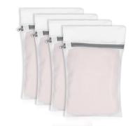 4Pcs Mesh Bra Laundry Bags for Protects Sensitive Laundry Mini Durable Lingerie Bags for Washing Delicates Machine for Underwear, Socks, Baby Clothes, Travel Organiser, Dirty Garment