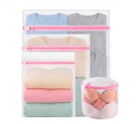 4PCS Mesh Laundry Bag, Reusable Durable Delicates Laundry Bag for Washing Machine, Mesh Laundry Bags for Blouse, Hosiery, Underwear, Bra, Lingerie and Baby Clothes, Laundry Bags Organizer