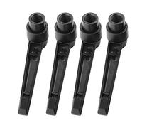 4PCS Metal Adjustable Fixing Handle with Female Thread, Stainless Steel Clamp Handle for Limited Space Machinery, Universal Machine Knobs for Woodworking Welding Printing (Internal thread M10 (handle