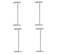 4pcs Metal Binder Rings 25mm 83mm Snap Closure for Albums | Loose Leaf Pages, Iron Build, Silver Finish, Craft Room Use, Teachers and Crafters