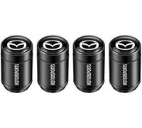 4Pcs Metal Car Tire Valve Stem Caps for Mazda CX-3 2018-2023, Air Caps Cover, Anti-corrosion Premium Alloy Leak-Proof Car Tire Accessories