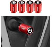 4Pcs Metal Car Tire Valve Stem Caps for Mazda CX3 CX30 CX4 CX5 CX50 CX60 CX7 CX8 CX9, Air Caps Cover, Anti-corrosion Premium Alloy Leak-Proof Car Tire Accessories