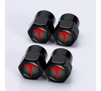 4Pcs Metal Car Tire Valve Stem Caps for Tesla Model 3 Y X S, Air Caps Cover, Anti-corrosion Premium Alloy Leak-Proof Car Tire Accessories