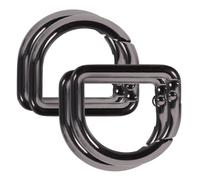 4pcs Metal D Shape Spring Clasp Snap Clip Hook Carabiner