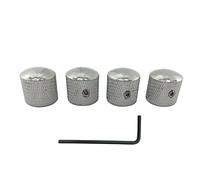 4PCS Metal Dome Tone Volume Control Knob Replacementfor Electric Guitar Bass
