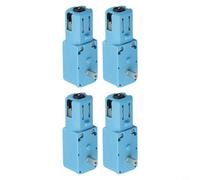 4Pcs Metal Gear Motor with Single Shaft Design for TT DC 3V to 6V, for Toy Cars, Robotics, and Electronic Devices