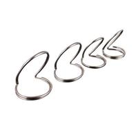 4Pcs Metal Guitar Picks, 2024 Upgraded Silver Guitar Finger Picks, Metal Butterfly Shape Plectrum Thumb Pick, Popular Bass Picks for Acoustic Guitar
