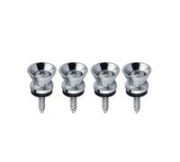 4Pcs Metal Heavys Duty Guitar Strap Lock End Pin Replacement Guitar Straplock Button Tail Pin Strap Retainer