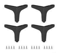 4pcs Metal Legs Set for Tables For Sofas Cabinets Beds Support Hardware Accessories with Dimensional Flexibility 10cm 13cm 15cm Heights (10cm)