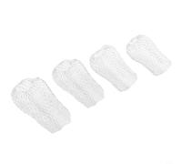 4Pcs Metal Mesh Gutter Leaf Debris Guards, Drain Pipe Covers for Square and Round Downpipe Openings, Easy Push In Installation Without Tools